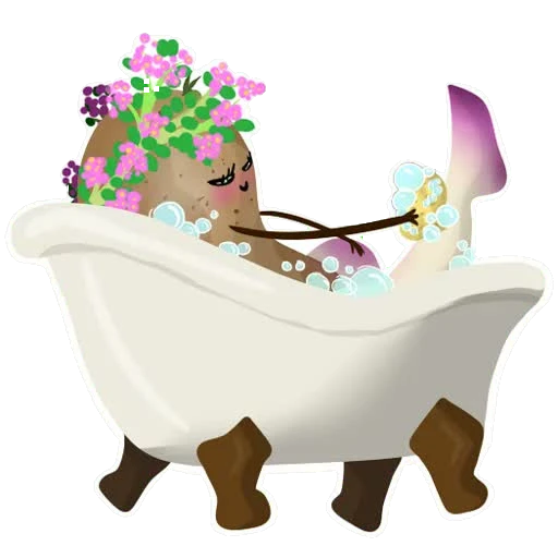 Tater sticker 012: soaking it off