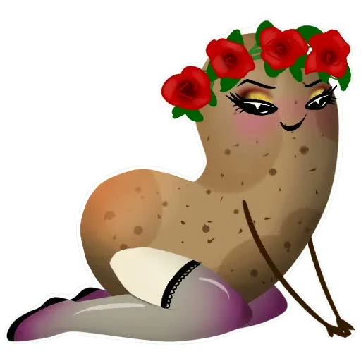 Tater sticker 013: glamour shot