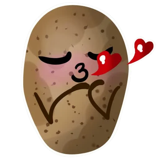 Tater sticker 024: sending it