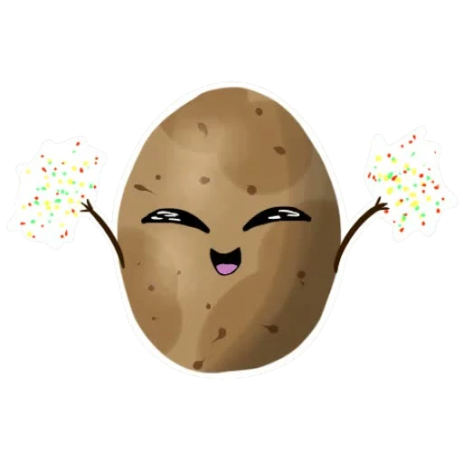 Tater sticker 025: tiny celebration