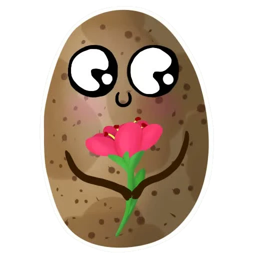 Tater sticker 034: for you