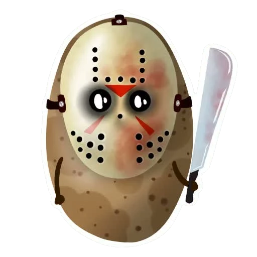 Tater sticker 050: masked